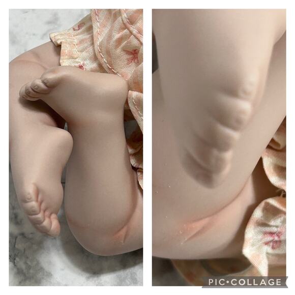 Emily Picture Perfect Babies Porcelain Doll Edwin M. Knowles 12" Yolanda Bello - Picture 10 of 10